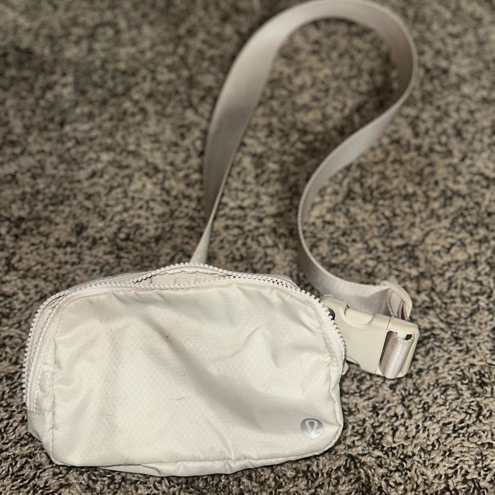 Lululemon off white belt bag
